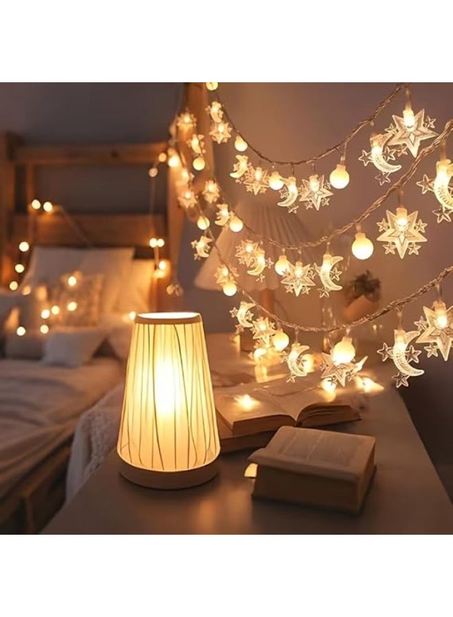 10-LED Ramadan Decorative String Light with Stars - Image 2